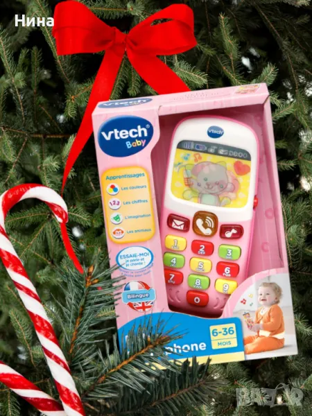 Vtech смартфон на 2 езика, снимка 1