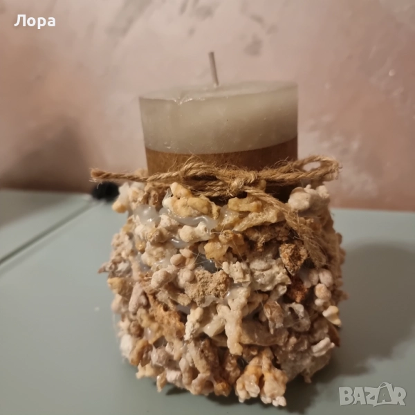 Декорация „Кехлибарен блясък с аромат на канела“  от арт ателие Lollipop, снимка 1