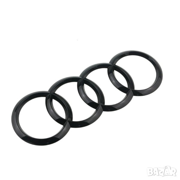 емблема задна емблема Ауди Audi A4 A7 R8 TT 178mm черен гланц, снимка 1
