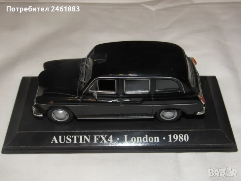 1/43 Austin FX4 Лондонско Такси London Taxi черно  , снимка 1