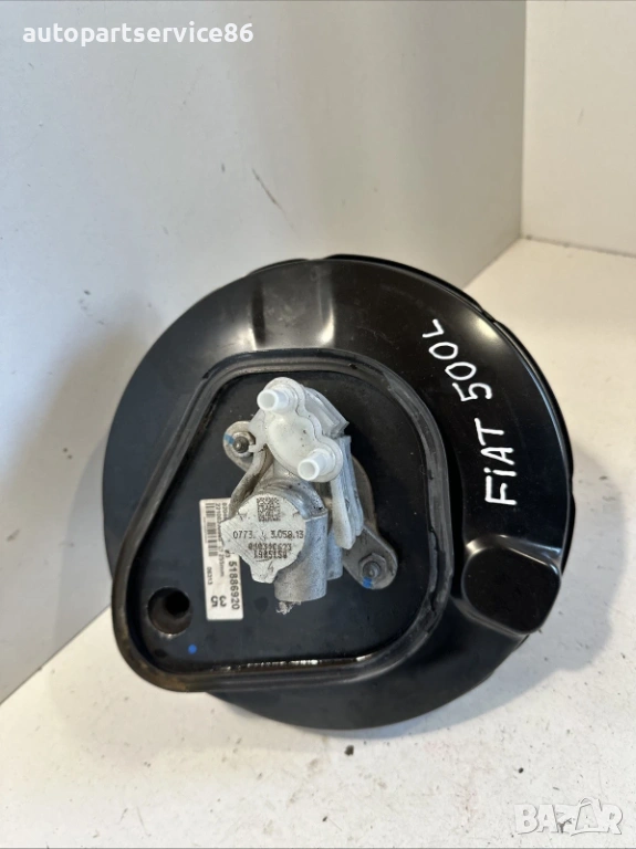 Серво спирачки с главен спирачен цилиндър за Fiat 500L, оригинален, за 1.3D, модел 2013 г.51886920, снимка 1