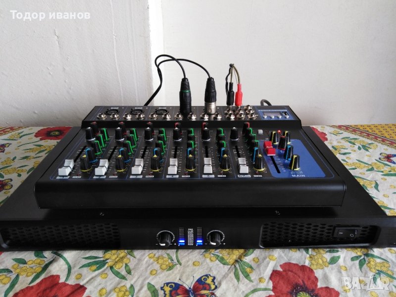 power amp+mixer-нови, снимка 1