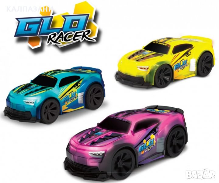  Коли с РУ 84491 Радиоуправляема кола Glo Racer, със смяна на цвета и звука, снимка 1