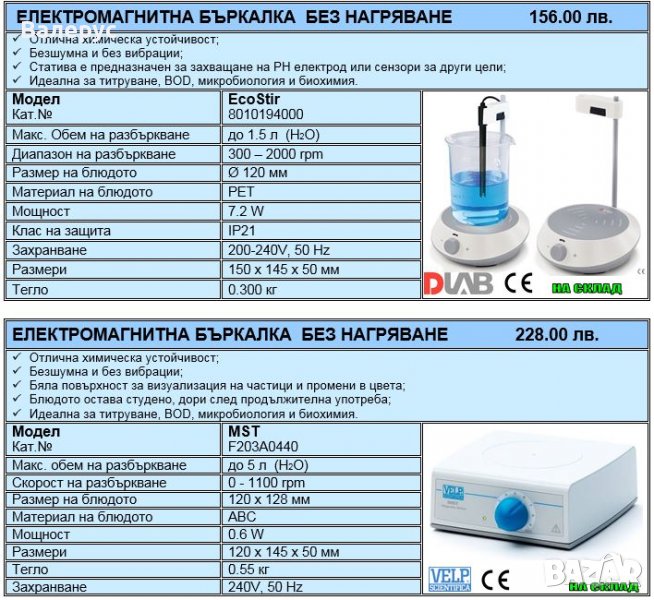 Електромагнитни бъркалки, снимка 1