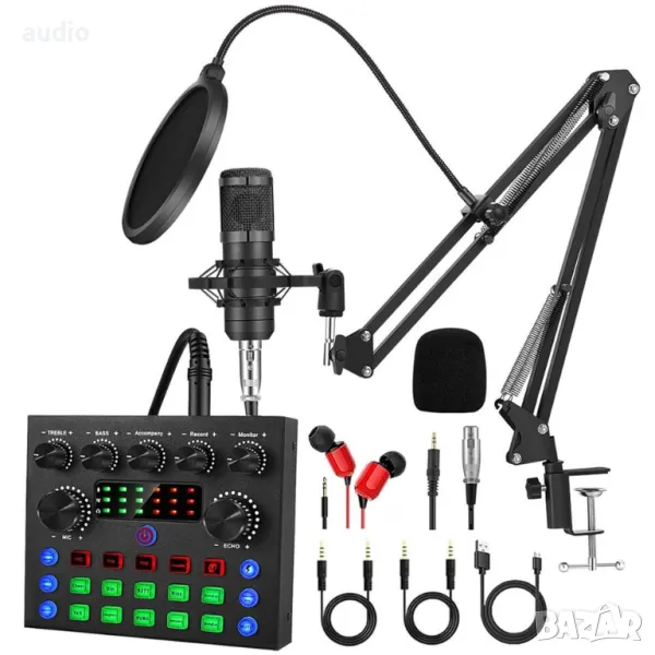 Комплект оборудване за подкаст, снимка 1
