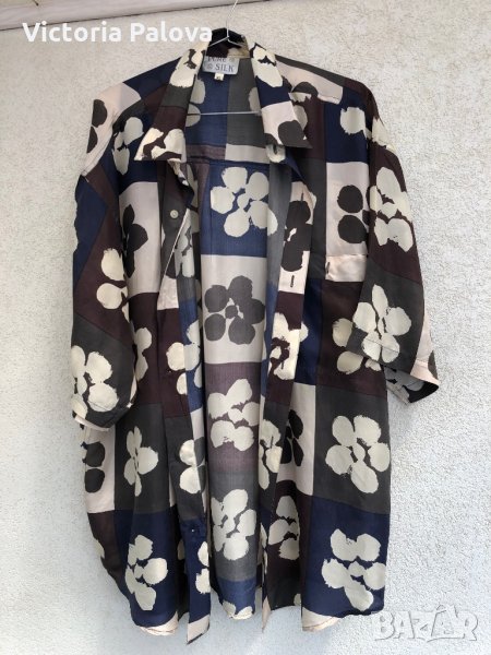 Огромна риза(туника),коприна, снимка 1