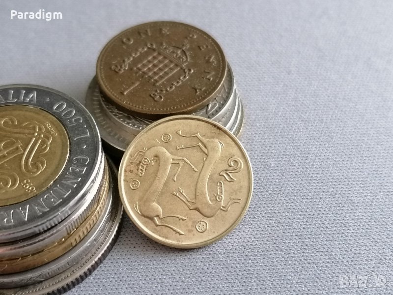 Mонета - Кипър - 2 цента | 1996г., снимка 1