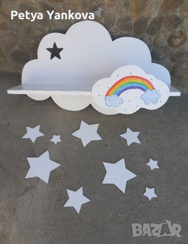 етажерка облак, снимка 5 - Мебели за детската стая - 28831511