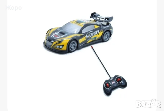 СЪСТЕЗАТЕЛНА КОЛА С ДИСТАНЦИОННО УПРАВЛЕНИЕ КН2803, снимка 4 - Коли, камиони, мотори, писти - 48013957