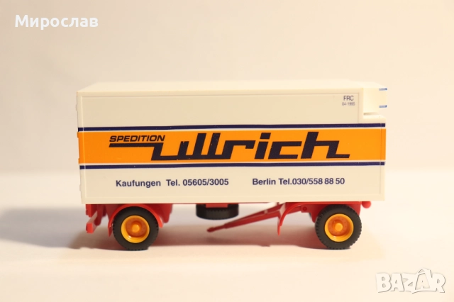 AWM H0 1/87 РЕМАРКЕ КАМИОН ИГРАЧКА МОДЕЛ TIR, снимка 3 - Колекции - 52788158