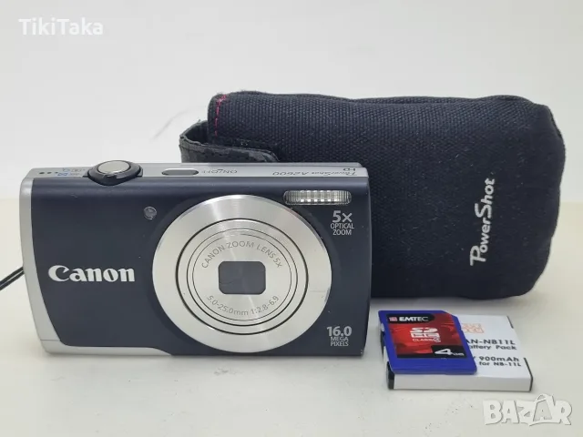 Canon PowerShot A2600 – 16MP CCD Digital Camera | 5x Optical Zoom | HD Video
