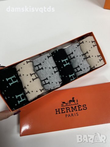  HERMES комплект чорапки с кутия, снимка 3 - Други - 21176937