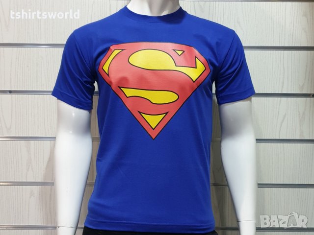 Нова мъжка тениска с трансферен печат Супермен, Superman, снимка 7 - Тениски - 28434592