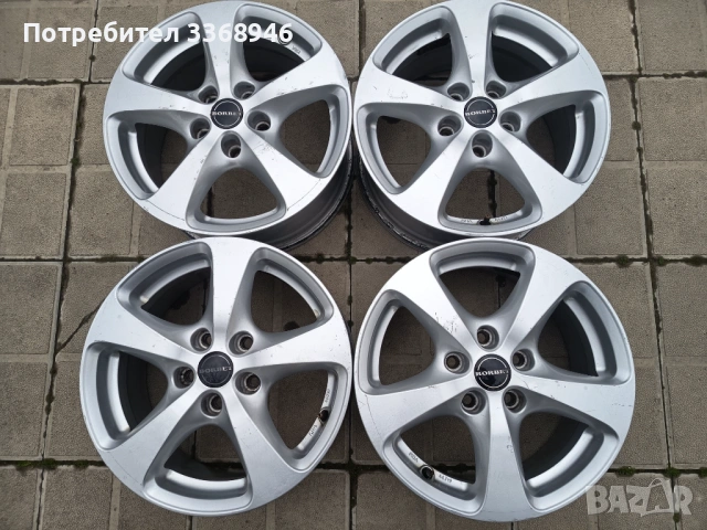 Джанти BORBET 16" 5x112 VW AUDI MERCEDES , снимка 2 - Гуми и джанти - 53966545