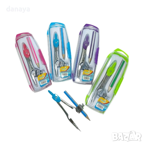 6026 Ученически пергел с молив Vneeds, в кутия