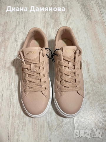 Guess Pink Hazia Platform Sneakers, снимка 2 - Дамски ежедневни обувки - 52527259