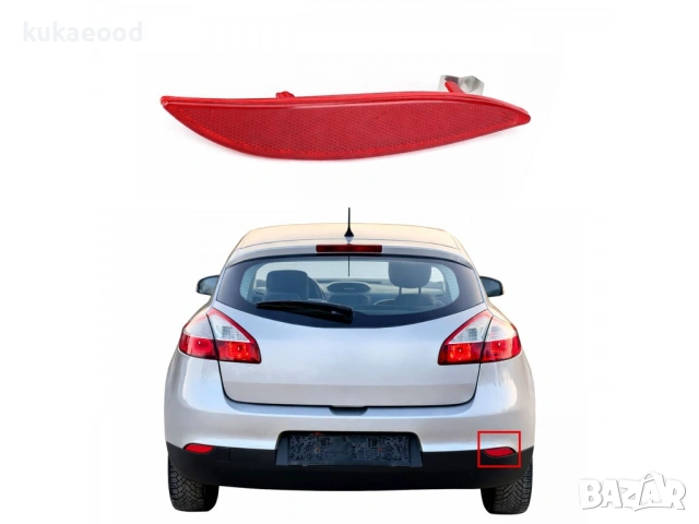Рефлектор за задна броня на Renault Fluence, снимка 3 - Части - 54105247
