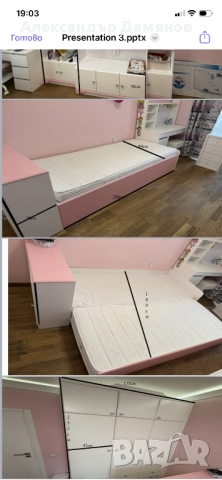 Детско обзавеждане за момиче, снимка 10 - Мебели за детската стая - 52928952