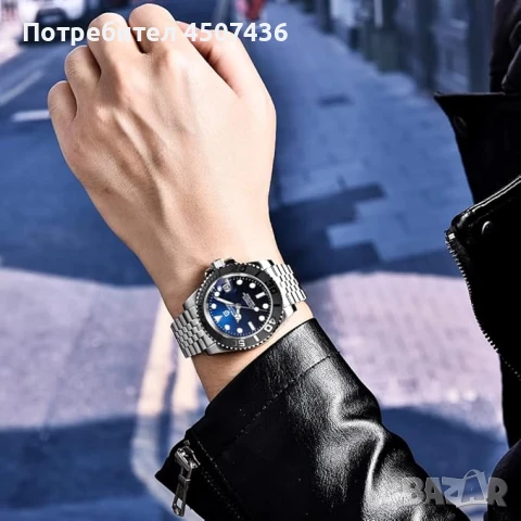 PAGANI DESIGN YACHTMASTER автоматичен часовник с механизъм SEIKO NH34, стъкло сапфир, водоустойчив, снимка 5 - Мъжки - 51195749