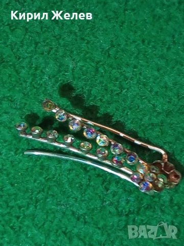 СТАРИ НЕЖНИ СРЕБЪРНИ РЕТРО ОБЕЦИ ВИСОКА ПРОБА СРЕБРО 28767, снимка 3 - Антикварни и старинни предмети - 37300385