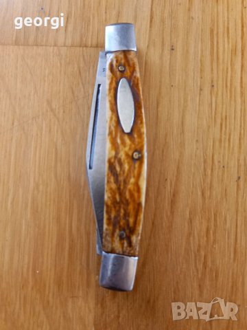 Джобен нож с рогови чирени , снимка 7 - Ножове - 38740981