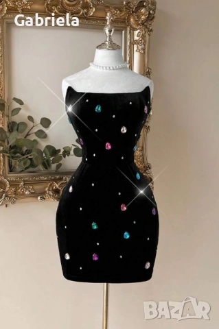 Рокля кадифе