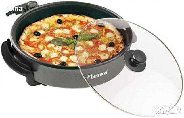   Мултифункционален тиган за готвене Bestron AHP1800z, 1800W, Диаметър 40 см, снимка 2 - Котлони - 38103210
