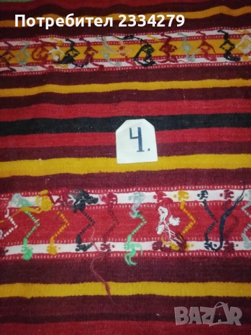 Стари плюшени и тъкани коверти, покривки за маса и легло. , снимка 10 - Антикварни и старинни предмети - 51943017