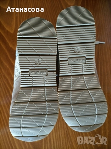 златисти модерни маратонки номер 37, снимка 7 - Маратонки - 51802225