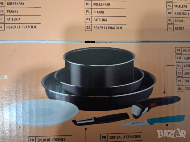 Комплект Tefal Ingenio Essentials 7 части , снимка 2 - Съдове за готвене - 52876184
