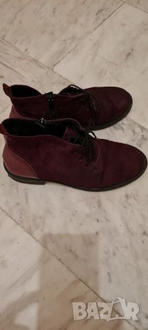 Дамски боти от естествен велур. , снимка 2 - Дамски боти - 35099065
