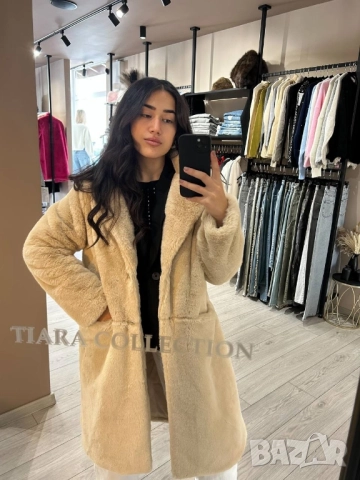 пухено палто teddy bear 🧸, снимка 3 - Палта, манта - 52106957