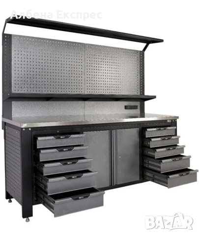 Метален шкаф, шлосерски метални маси, работна маса, снимка 1