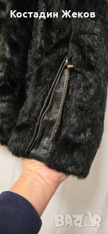Ново . Дамско пухено палто. ZARA WOMAN. , снимка 9 - Палта, манта - 56247527