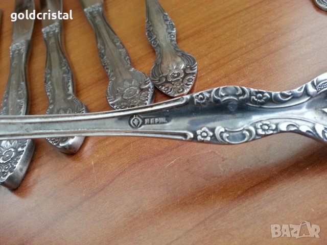 Руски прибори за хранене, снимка 2 - Антикварни и старинни предмети - 36844457