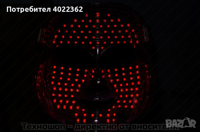 Козметична LED маска за лице - маска за фотодинамична терапия - TS0110, снимка 14 - Козметични уреди - 44664487