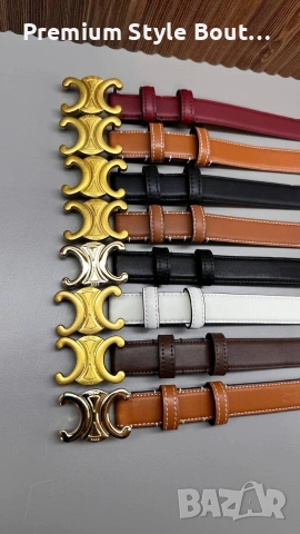 колани celine от естествена кожа в кутия , снимка 7 - Колани - 53935223