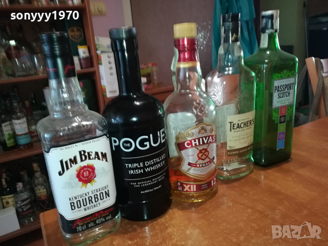 CIVAS POGUES И ДР 5-ПРАЗНИ ШИШЕТА ЗА КОЛЕКЦИЯ 0403241017, снимка 14 - Колекции - 44595943