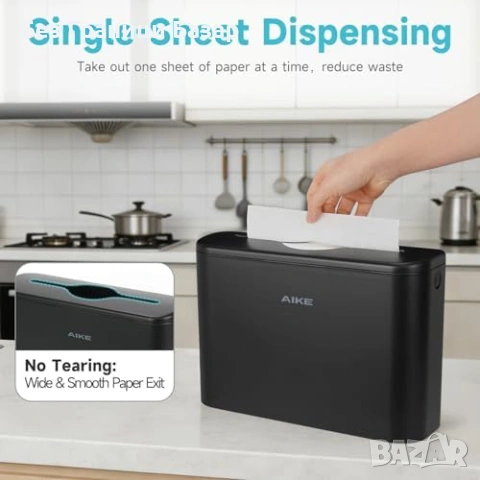 Нов Диспенсър за хартиени кърпи салфетки Z Fold 200+ листа Плотен черен, снимка 4 - Други стоки за дома - 54202868