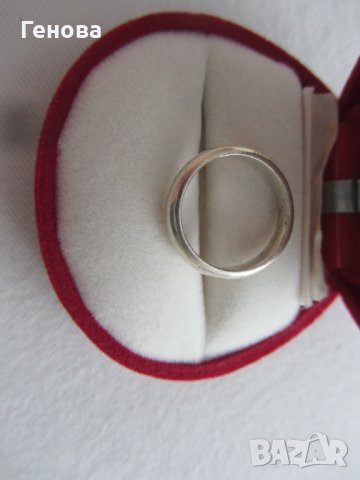 Дамска сребърна халка, снимка 2 - Пръстени - 37188496