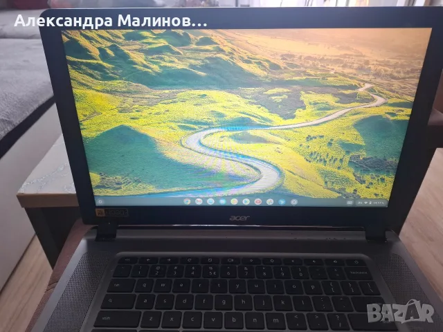 Продавам лаптоп Acer Chromebook 15 (модел CB3-532-C8E0). Работи с Chrome OS , снимка 2 - Лаптопи за работа - 56316191