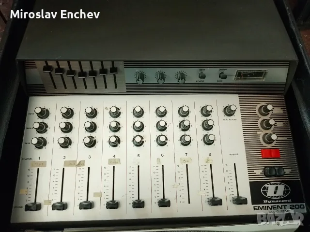 Уникален Dynacord Eminent 200 Solid State + Твърд Куфар, снимка 3 - Ресийвъри, усилватели, смесителни пултове - 56527411