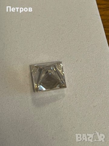 Мойсанит (Диамант), Принцес Cut.6.28карата ,10,43мм, снимка 4 - Други - 39052726