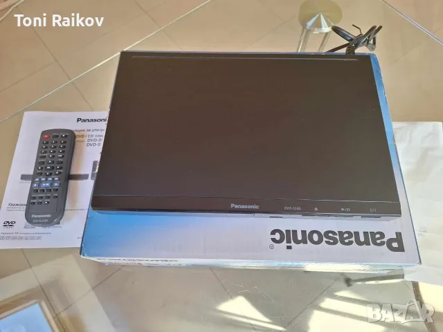 Panasonic DVD-S500EP-K., снимка 2 - Плейъри, домашно кино, прожектори - 55907976