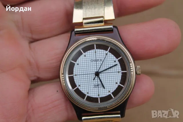 СССР мъжки ръчен кварцов часовник ''Чайка''