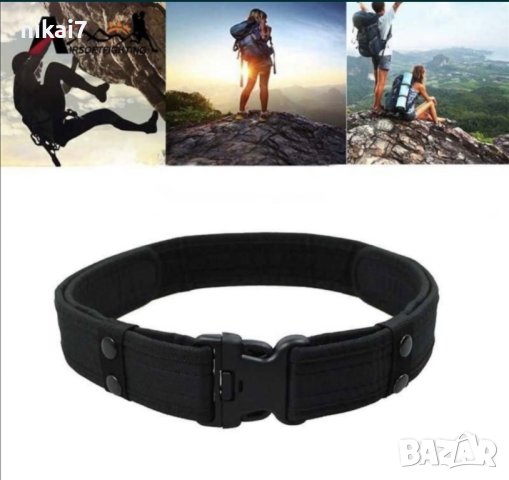 тактически колан стрелба военен туризьм лов airsoft стабилна катарама, снимка 9 - Колани - 42064742