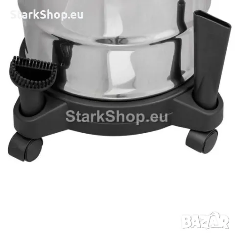 Прахосмукачка за Сухо и Мокро Почистване 30л HAWEK 1200W с 4бр Въртящи Колела, снимка 2 - Други инструменти - 50317315