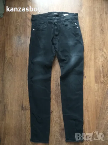 replay anbass straight fit jeans - страхотни мъжки дънки КАТО НОВИ 32 , снимка 5 - Дънки - 49262871