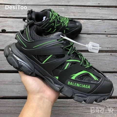 Balenciaga Track Sneaker "Black/Neon Green" 