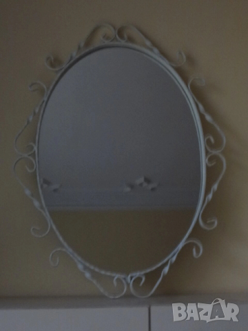 Винтидж огледало с метална рамка, снимка 9 - Огледала - 52577445